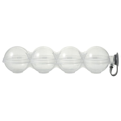 4 Cavity Ice Ball Mold Transparent DIY Plastic Round Ice Cube Maker Mold Bar Party Supplies Ice Ball Maker