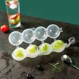 4 Cavity Ice Ball Mold Transparent DIY Plastic Round Ice Cube Maker Mold Bar Party Supplies Ice Ball Maker In Australia - Darrahopens