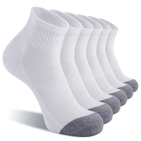 6 Pack Men's Ankle Socks with Cushion Athletic Running Socks Low Cut Athletic Socks for Men, Non Slip Inisible Socks In Australia - Darrahopens
