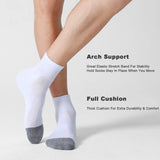 6 Pack Men's Ankle Socks with Cushion Athletic Running Socks Low Cut Athletic Socks for Men, Non Slip Inisible Socks In Australia - Darrahopens