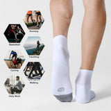 6 Pack Men's Ankle Socks with Cushion Athletic Running Socks Low Cut Athletic Socks for Men, Non Slip Inisible Socks In Australia - Darrahopens