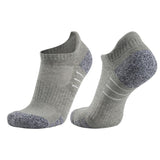 Unisex Cushioned Compression Athletic Ankle Socks Multipack Elite Cushioned Compression Mid-crew Socks 4-Pack for Youth Women Men