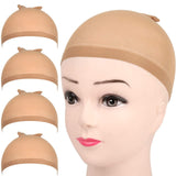 Wig Cap, 4PCS Nylon Wig Caps, Nude Wig Caps for Women, Stocking Wig Caps for Halloween, Cosplay. Wig Cap In Australia - Darrahopens