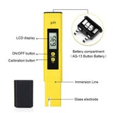 PH Meter Digital Water Tester, 0.01High Accuracy Water Quality Tester Pen with 0-14 PH Measurement Range