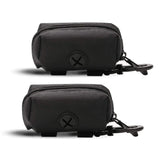 2 Pack Dog Poop Bag Dispenser, Pet Dog Waste Bag Dispenser, Dog Poop bag Holder, Leash Dispenser for Dog Waste Bags, Black In Australia - Darrahopens