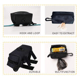 2 Pack Dog Poop Bag Dispenser, Pet Dog Waste Bag Dispenser, Dog Poop bag Holder, Leash Dispenser for Dog Waste Bags, Black