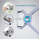 Nail Clippers for Thick Nails - Pretty Wide Jaw Opening Oversized Nail Clippers, Stainless Steel Heavy Duty , Extra Large