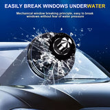 Car Mini Emergency Escape Tool, 2 in 1 Window Glass Breaker and Seat Belt Cutter, Multi-Functional Hammer Rescue Tool