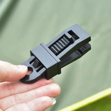 2 Pcs Tarp Clips, Heavy Duty Lock Grip, Reusable Tarp Clamps for for Secures Outdoor Camping, Awnings, Car Covers