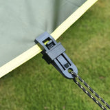 2 Pcs Tarp Clips, Heavy Duty Lock Grip, Reusable Tarp Clamps for for Secures Outdoor Camping, Awnings, Car Covers