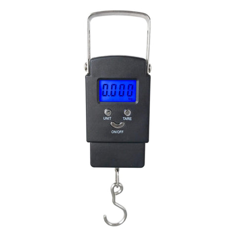 110lb/50kg Fish Scales Backlit LCD Portable Electronic Balance Digital Fishing Scale Hanging Scale with Measuring Tape Ruler In Australia - Darrahopens