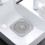 2 pcs Shower Hair Catcher Silicone Hair Stopper Shower Tub Drain Covers Drain Strainer with Suction Cup Suit