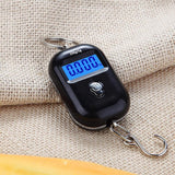 Engineering Plastic Digital Hanging Scales Handheld 25Kg Cranes Scales with Hook for Farm Hunting Fishing Outdoor Hanging