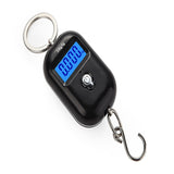 Engineering Plastic Digital Hanging Scales Handheld 25Kg Cranes Scales with Hook for Farm Hunting Fishing Outdoor Hanging