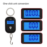 Engineering Plastic Digital Hanging Scales Handheld 25Kg Cranes Scales with Hook for Farm Hunting Fishing Outdoor Hanging