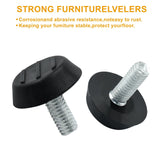 10 Pcs Furniture Lvelers M6 x 15mm Table Leg Levelers, Levelling Foot Screw on Furniture Adjuster Mini Adjustable Feet In Australia - Darrahopens