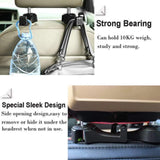 Car Headrest Hook with Phone Holder 2 in 1 Auto Vehicle Back Seat Headrest Hanger Hooks for Purse Luggage Bags Cloth Grocery In Australia - Darrahopens