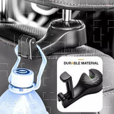 Car Headrest Hook with Phone Holder 2 in 1 Auto Vehicle Back Seat Headrest Hanger Hooks for Purse Luggage Bags Cloth Grocery In Australia - Darrahopens