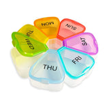 Large Weekly Medicine Organizer, 7 Day Portable Pill Box Case for Vitamin, Cod Liver Oil, Supplements, Arthritis Friendl In Australia - Darrahopens