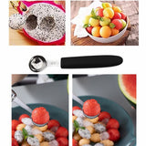 Stainless Steel Fruit Melon Baller Spoon Cutter, Heavy Duty Design Ice Cream Scooper Cookie Scoop with Comfortable Grip Handle In Australia - Darrahopens