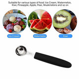 Stainless Steel Fruit Melon Baller Spoon Cutter, Heavy Duty Design Ice Cream Scooper Cookie Scoop with Comfortable Grip Handle In Australia - Darrahopens