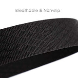 Nylon Belts for Men, 1.5 inch No Metal Plastic Buckles Belts Breathable Canvas Web Belt Adjustable Outdoor Casual