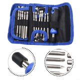 24PCS Screwdriver Bit Set With Quick Release Magnetic Bit Holder Adapter,with Pouch Bag,Screws Nuts Drill Handheld Driver