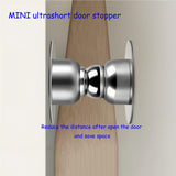 Door Stopper,2 Packs Mini Magnetic Door Stop for Heavy Duty Door,Stainless Steel Ultra-Short Soft Catch Door Stop to Hold Keep