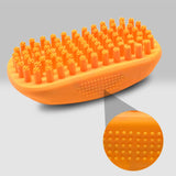 Silicone Dog Grooming Brush Pet Shampoo Bath Brush Anti Skid Soothing Massage Rubber Comb Bath Dog Brush