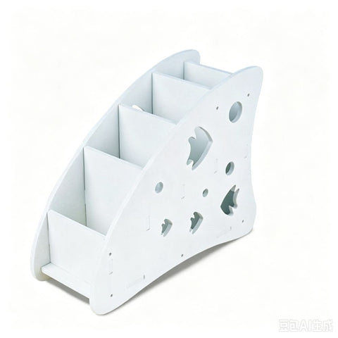 Box Stationery Holder for Desk Desktop Organizer Wood Desktop Container Brush Pot Creative Simple Multi-Function Holder Storage