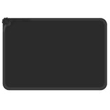 Silicone Ferret Feeding Mat, with Raised Edges, No Skid Food Mat for Dogs, Cats, Rabbits and More-black