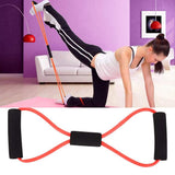 Shaped Resistance Bands, Elastic Fitness Pulling Rope Chest Expander Yoga Rubber Tension Band for Abdomen Waist Arm
