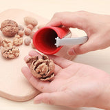 Walnut Clip Nut Crackers,Loaded Nutcracker Nut Cracker Peeling Walnut Cracker Heavy Duty Shell Cracker Seafood Cracker