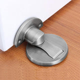 Magnetic Door Stop, Stainless Steel Floor Magnetic Door Stopper Adhesive Brushed Nickel Invisible Heavy Duty Silver Magnetic Door In Australia - Darrahopens