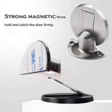 Magnetic Door Stop, Stainless Steel Floor Magnetic Door Stopper Adhesive Brushed Nickel Invisible Heavy Duty Silver Magnetic Door In Australia - Darrahopens