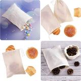 50Pcs Eco-friendly Drawstring Bags for Reusable Sachet, Crafts, Teas, Spices, Soaps, Jewellery, Crafts, Parties, Decor(8*10CM)