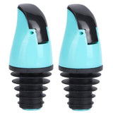 Oil PourerSpout Cover, Oil Spout for Oil Dispenser, 2Pcs Oil Bottle Pour Spout Stopper ABS Silicone Pourer Spout Stopper