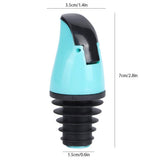 Oil PourerSpout Cover, Oil Spout for Oil Dispenser, 2Pcs Oil Bottle Pour Spout Stopper ABS Silicone Pourer Spout Stopper