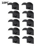 Adhesive Hat Hooks for Wall (10 Pack) - Ways Hat Racks to Organize & Display Baseball Caps, No Drilling Hat Wall Hanger,
