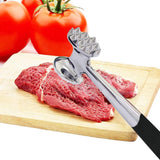 Heavy Duty Meat Tenderizer - Double Sided Meat Mallet & Pounder Tool, Rust Proof Zinc Alloy Kitchen Hammer with Ergonomic