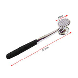 Heavy Duty Meat Tenderizer - Double Sided Meat Mallet & Pounder Tool, Rust Proof Zinc Alloy Kitchen Hammer with Ergonomic