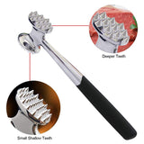 Heavy Duty Meat Tenderizer - Double Sided Meat Mallet & Pounder Tool, Rust Proof Zinc Alloy Kitchen Hammer with Ergonomic