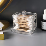 Dispenser Cotton Swab Ball Pad Holder Compact Organizer Bathroom Jars Bathroom Containers Jar Storage Tip Holder