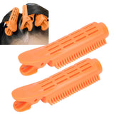Volumizing Hair Clips, 2 Pack Volume Clips for Roots, Instant Hair Volumizing Clips for Women (2PCS Orange）