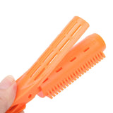 Volumizing Hair Clips, 2 Pack Volume Clips for Roots, Instant Hair Volumizing Clips for Women (2PCS Orange）