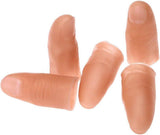 6Pcs Thumb Tip Magic Tricks,Disappearing Silk Fake Thumb Tip Magic,Fake Thumb Tip Vanish Magic,Trick Gimmick Magician