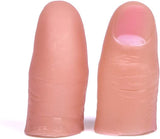 6Pcs Thumb Tip Magic Tricks,Disappearing Silk Fake Thumb Tip Magic,Fake Thumb Tip Vanish Magic,Trick Gimmick Magician