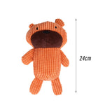 Pet Toys, Dog Squeak Toys Bear Chew Interactive Toys for Puppy Small Medium Large Dog Cats (Orange)
