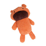 Pet Toys, Dog Squeak Toys Bear Chew Interactive Toys for Puppy Small Medium Large Dog Cats (Orange)