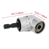 105 Degree Right Angle Driver Drilling and Driving Power Screwdriver Drill Attachment Adapter with 1/4-inch Hex Quick Change